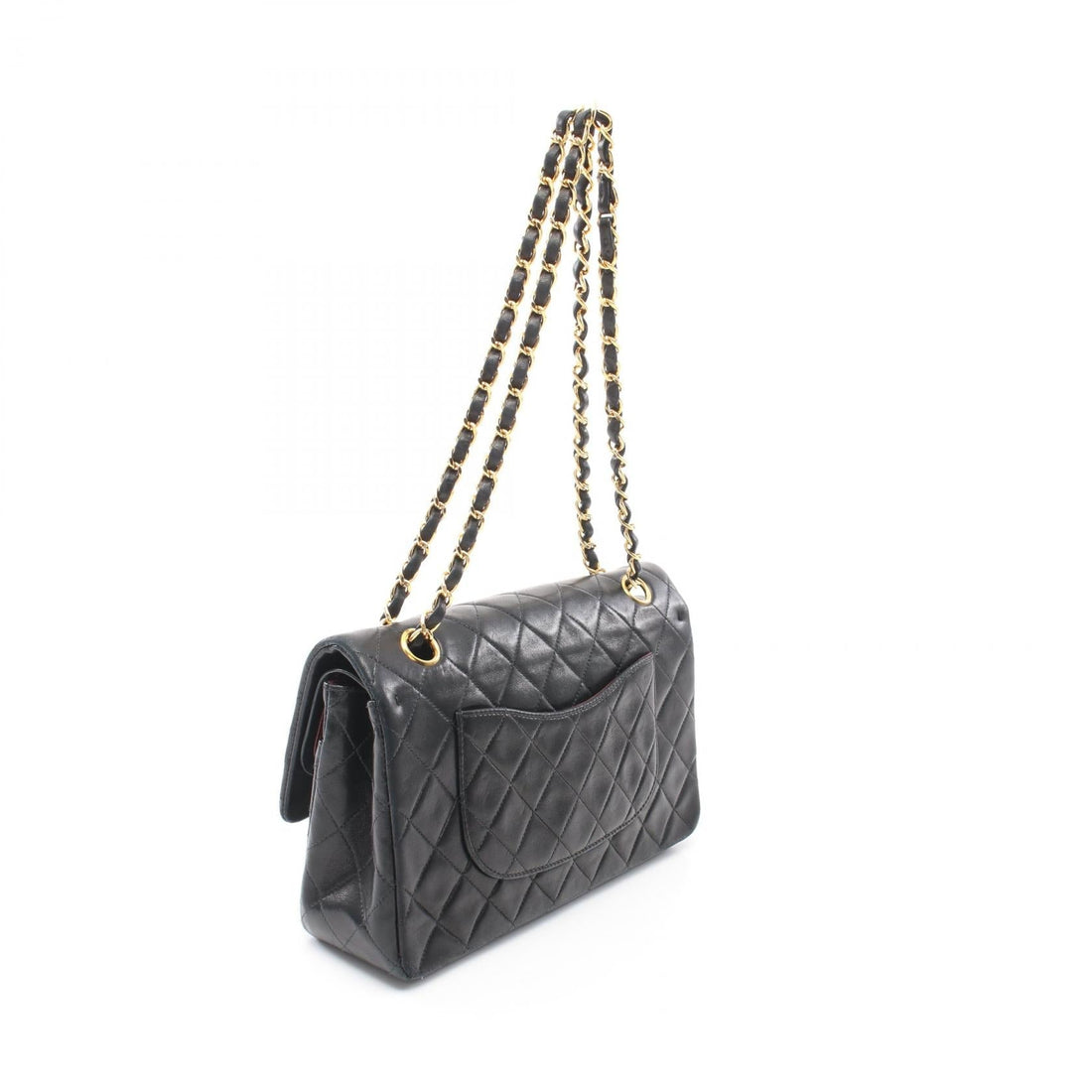 Top Quality Chanel Lambskin Matelasse W Flap Shoulder Bag
