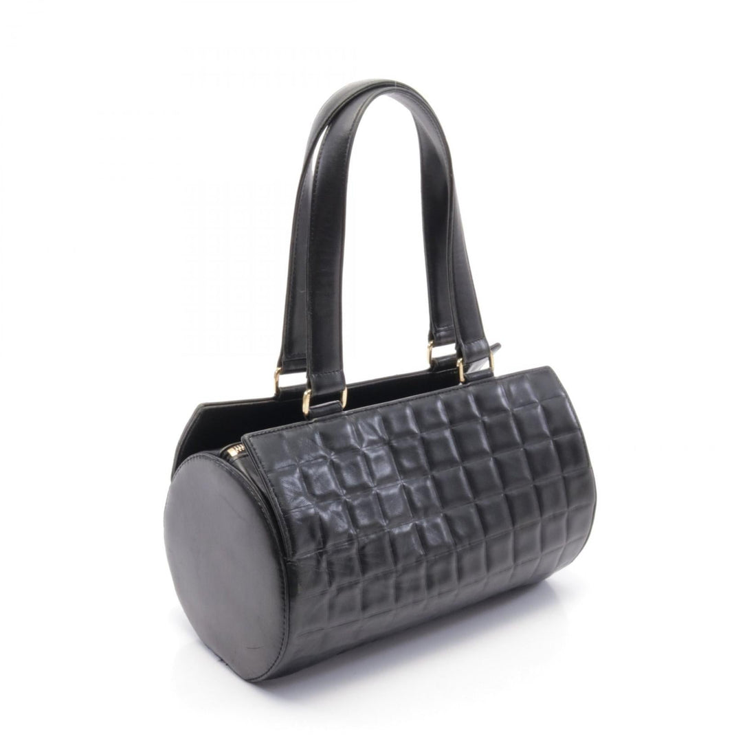 Chanel Lambskin Chocobar Handbag Black