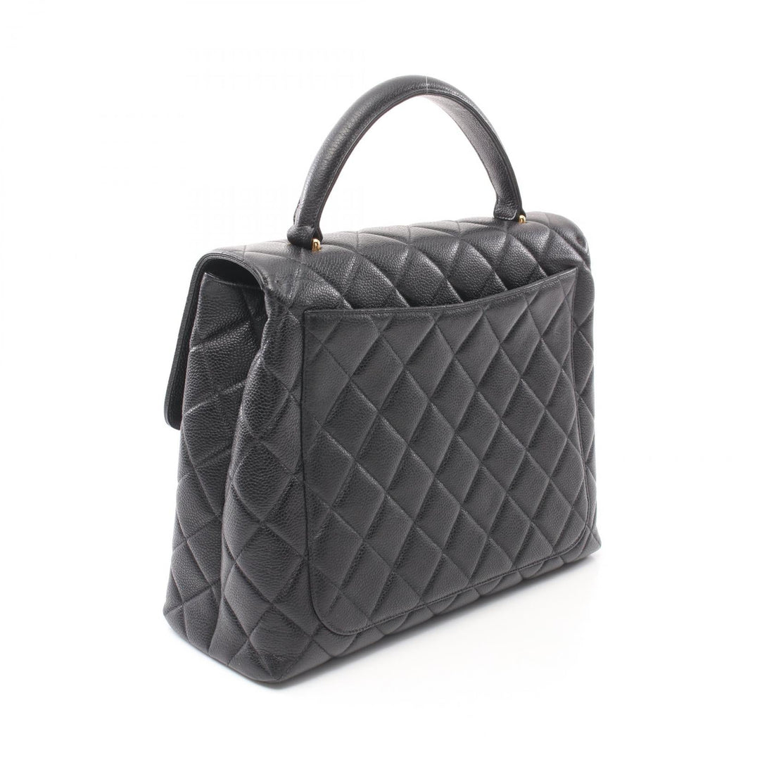 Chanel Matelasse Leather Handbag Black A12397