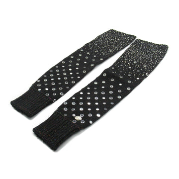 Top Quality Chanel Wool Arm Cover Gloves Black