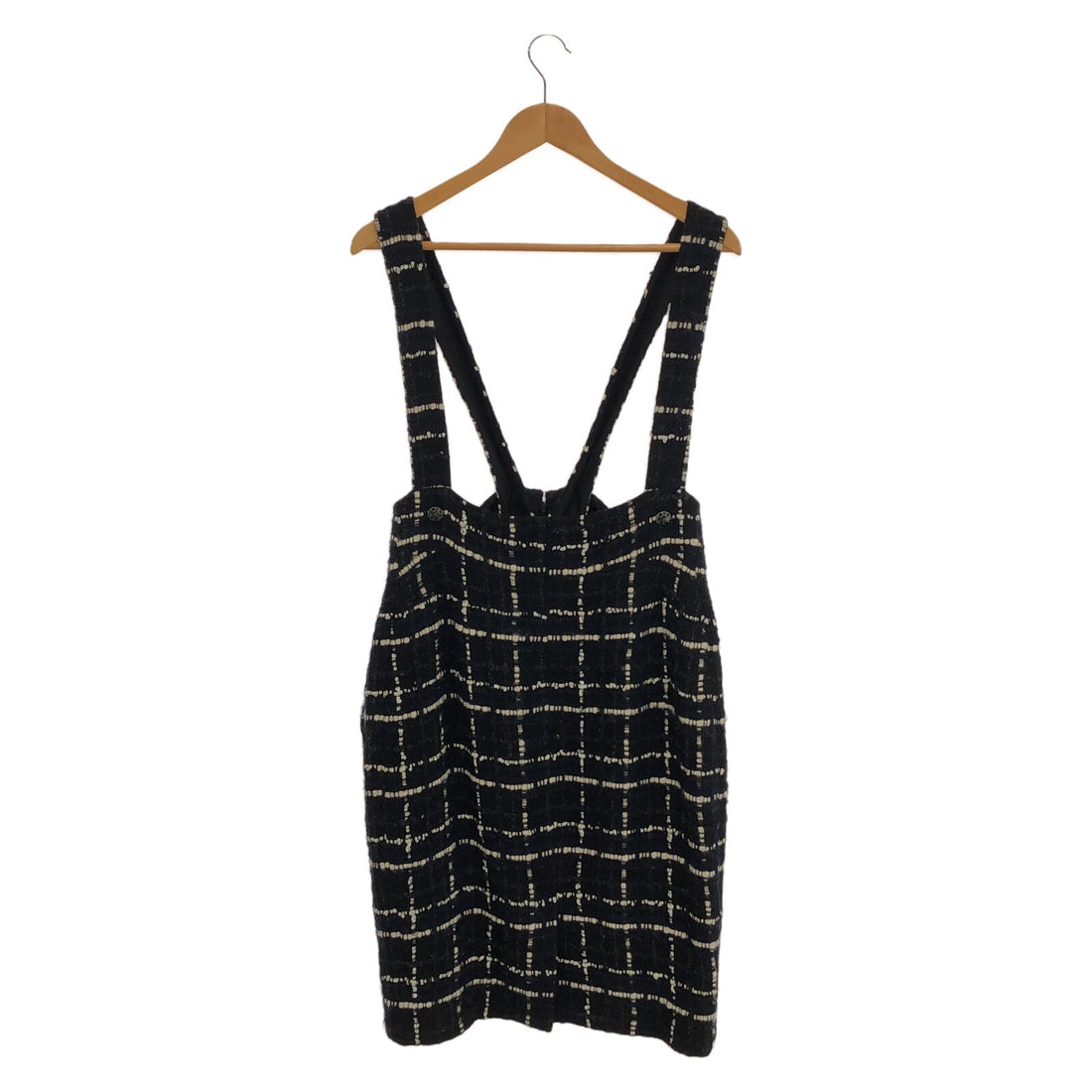 Top Quality Chanel Wool Jumper Skirt Black