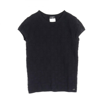 Top Quality Chanel Cotton Knit Top Navy