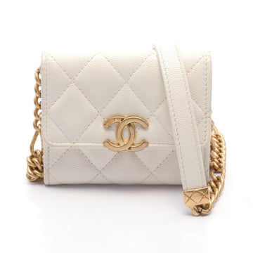 Chanel Matelasse Mini Shoulder Bag Leather