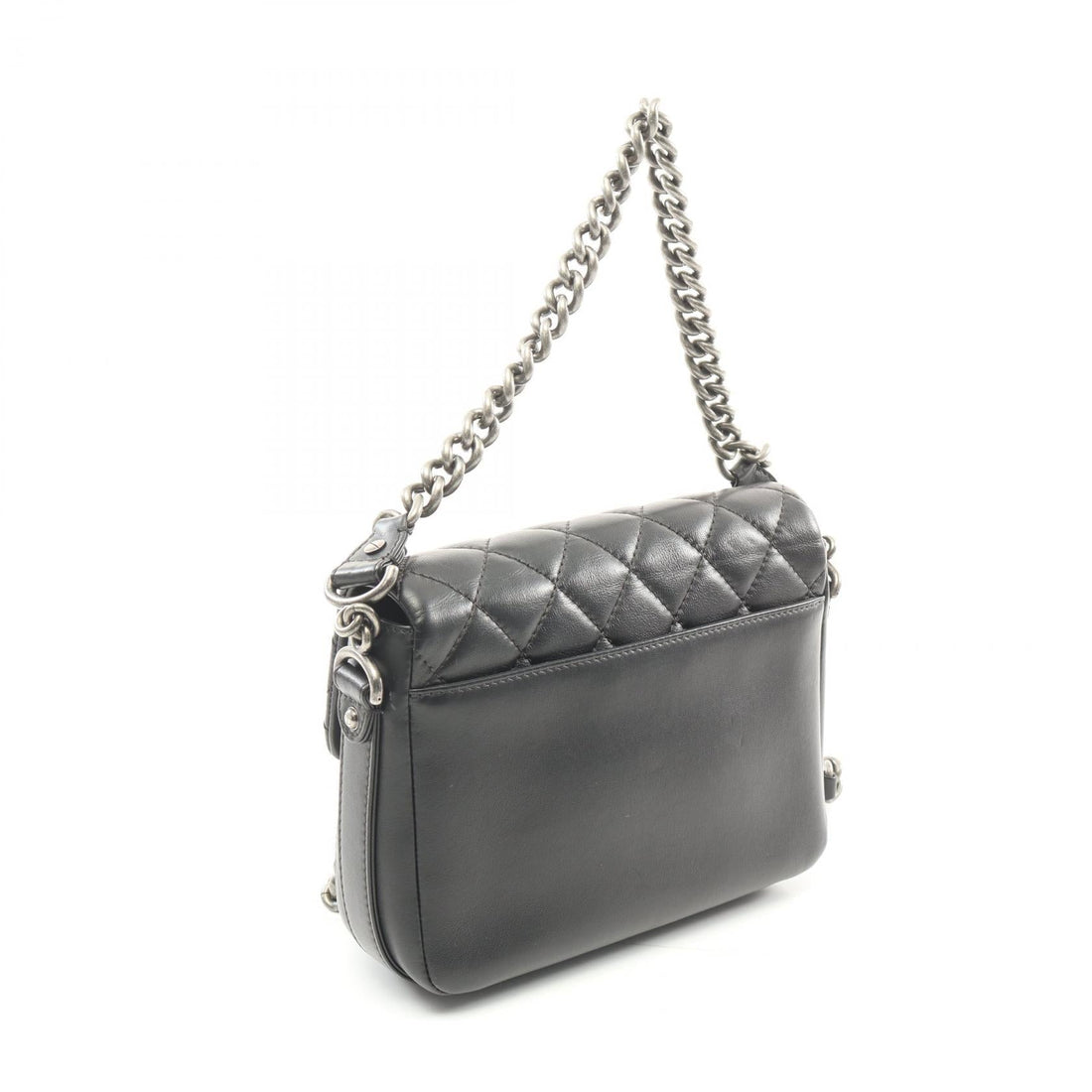 Chanel Matelasse Leather Shoulder Bag Black