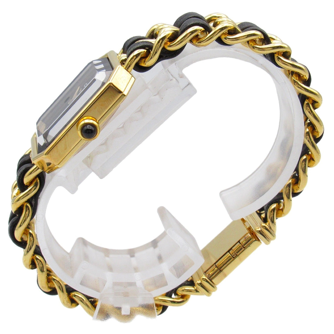 Chanel Premiere LÈççÈáë/ÁöÆÈù©ÊâãÈå?Áü?Ëã±Ê©üËäØÈªëËâ?#16.5cm