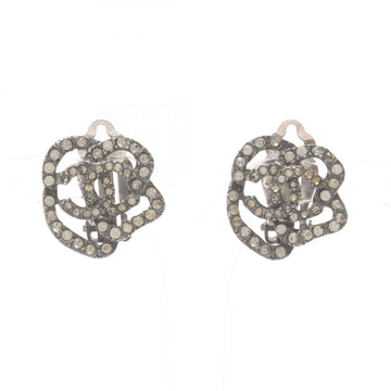 Top Quality Chanel Coco Mark Earrings Stainless Steel Rhinestone