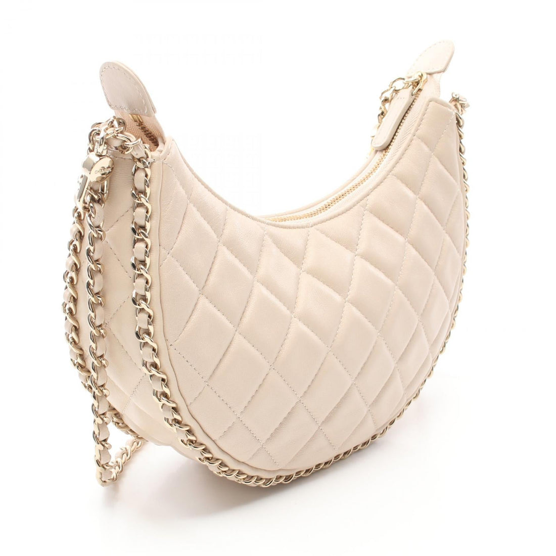 Chanel Lambskin Matelasse Small Hobo Bag AS3917