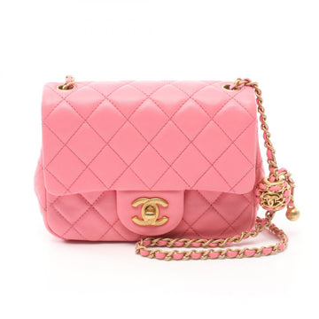 Chanel Lambskin Mini Matelasse Shoulder Bag