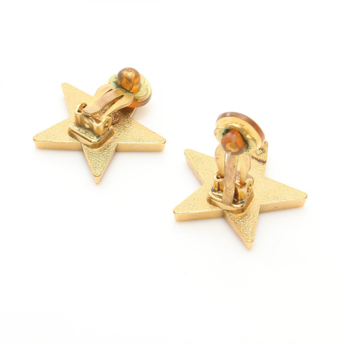Chanel Coco no mark Star Earrings Gold