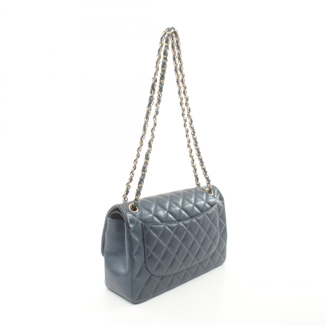 Chanel Leather Grained Calfskin Large Flap Bag