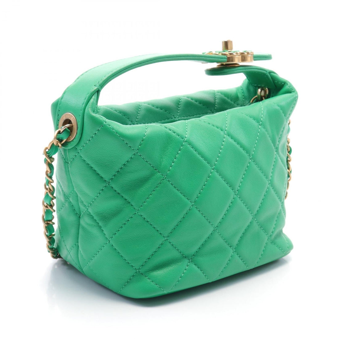 Chanel 19 Matelasse Small Hobo Bag Green
