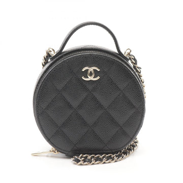 Chanel Small Vanity Matelasse Leather Bag