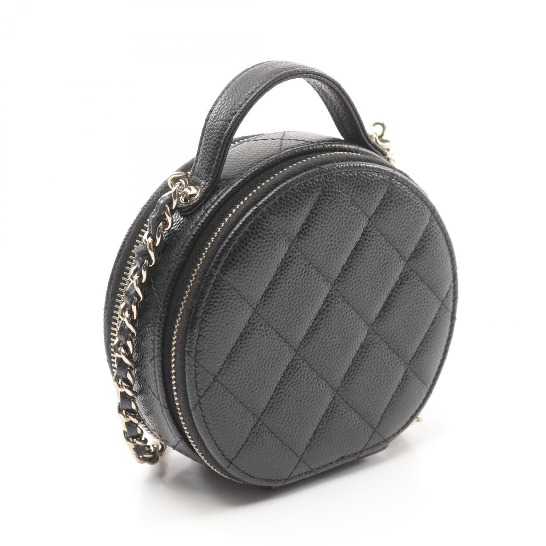 Chanel Small Vanity Matelasse Leather Bag