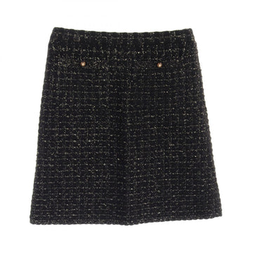 Top Quality Chanel Knit Tweed Skirt Rayon Wool Mohair
