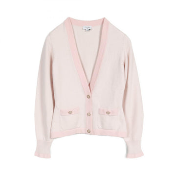 Chanel Cashmere Cardigan Pink