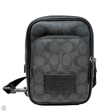 Track Pack 14 In Signature Canvas Designer By Coach, Size: Small