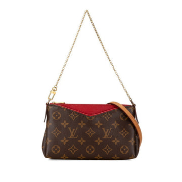 Louis Vuitton Pallas  Canvas Shoulder Bag