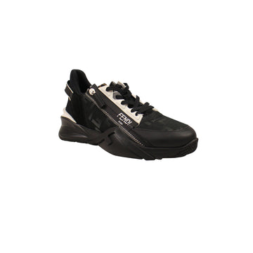 Fendi Black Flow FF Side Zip Sneakers