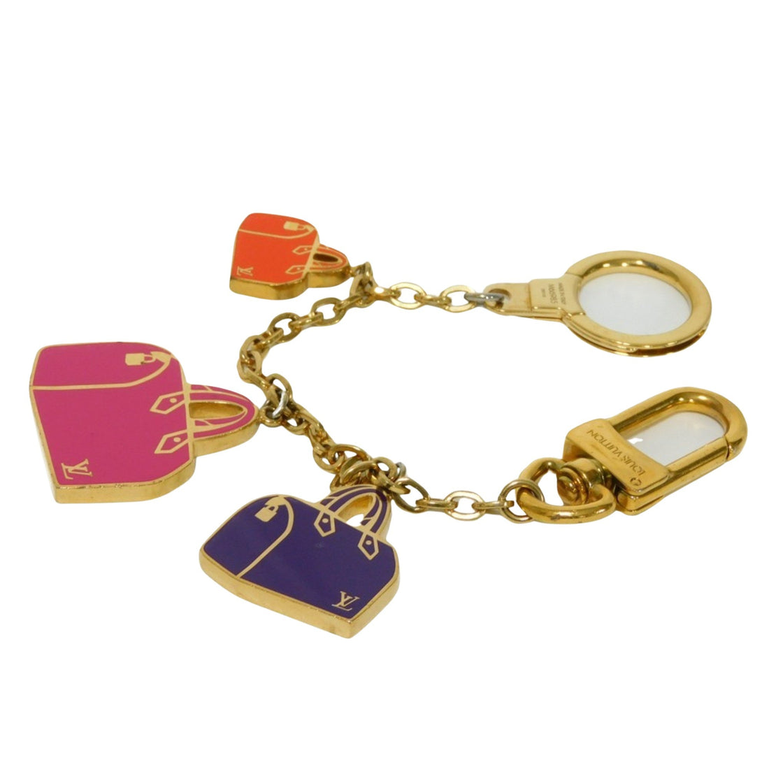 Louis Vuitton Bijoux De Sac ChaÃ®ne Et Porte ClÃ©s  Metal Wallet