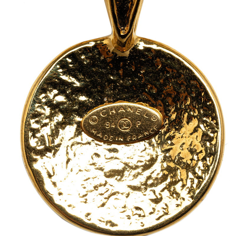 Chanel  Coco Big Round Necklace G   Chanel
