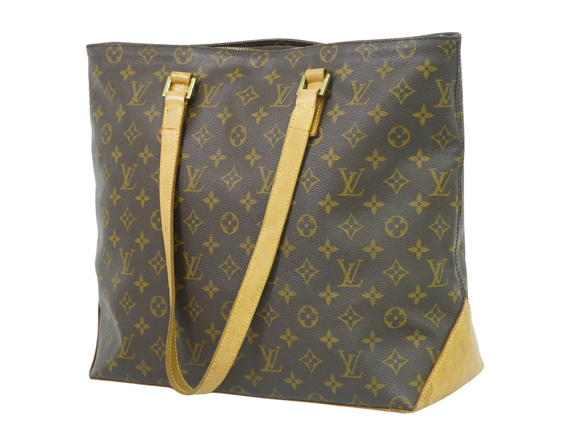 Louis Vuitton Cabas Mezzo  Canvas Tote Bag