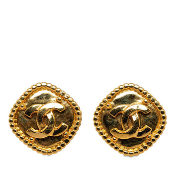 Chanel  Coco Mark Earrings Gold