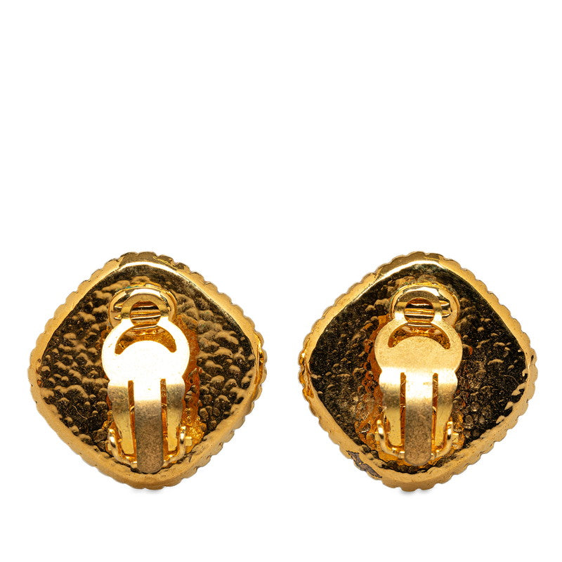 Chanel  Coco Mark Earrings Gold