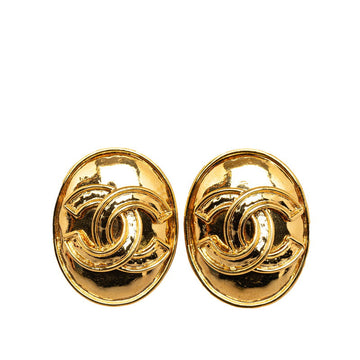 Chanel  Coco Mark Earrings Gold