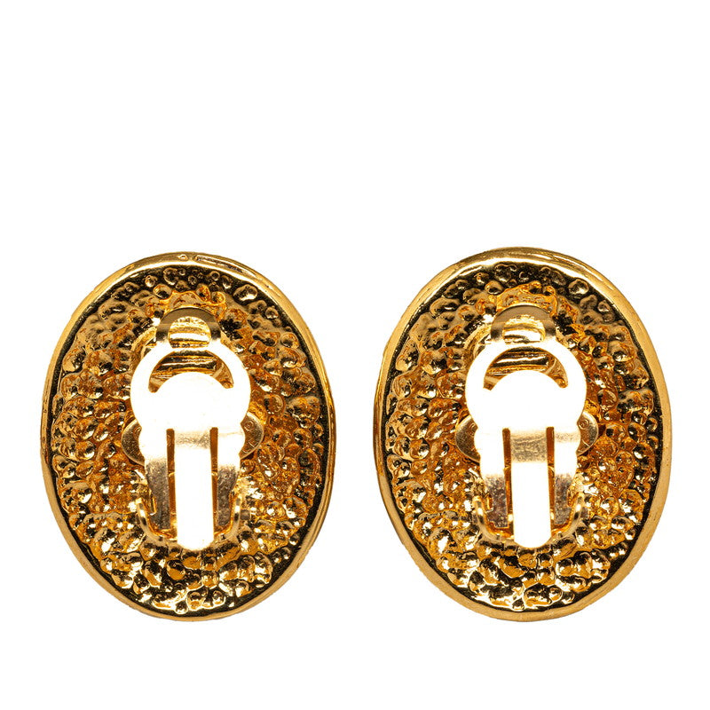 Chanel  Coco Mark Earrings Gold