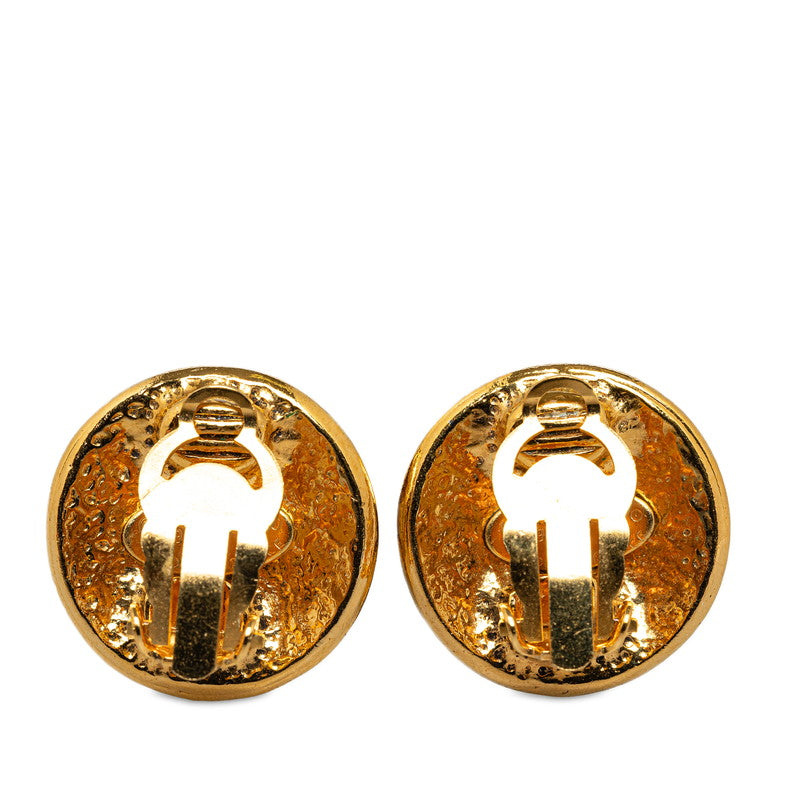 Chanel  Coco Mark Earrings Gold