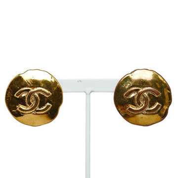 Chanel  Coco Mark Earrings Gold