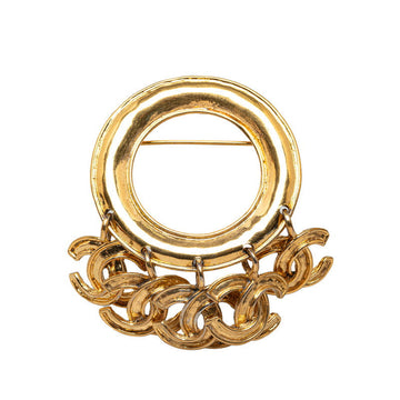 Top Quality Chanel  Gold Plated Coco Mark 5-Link Brooch