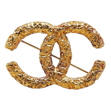 Top Quality Chanel  Coco Mark Brooch Gold Plated