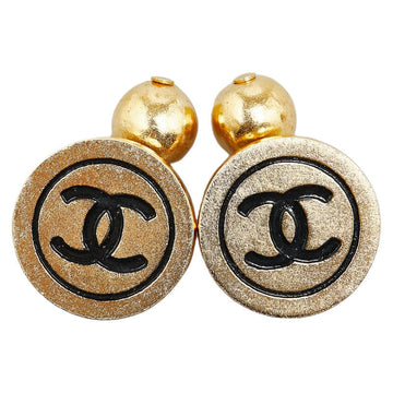 Chanel  Coco Mark Gold Plated Cuffs