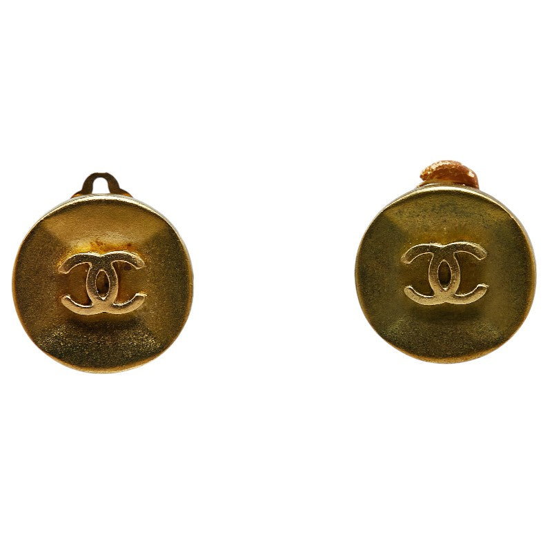 Chanel  Coco Mark Earrings Gold