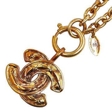 Chanel  Matelasse Coco Mark Necklace