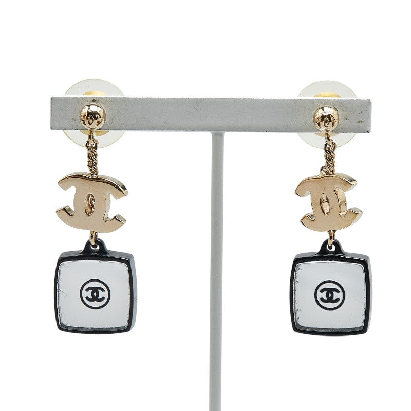 Chanel Coco no mark Rhinestone Swing Earrings
