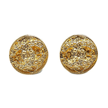 Chanel  Coco no mark Round Earrings