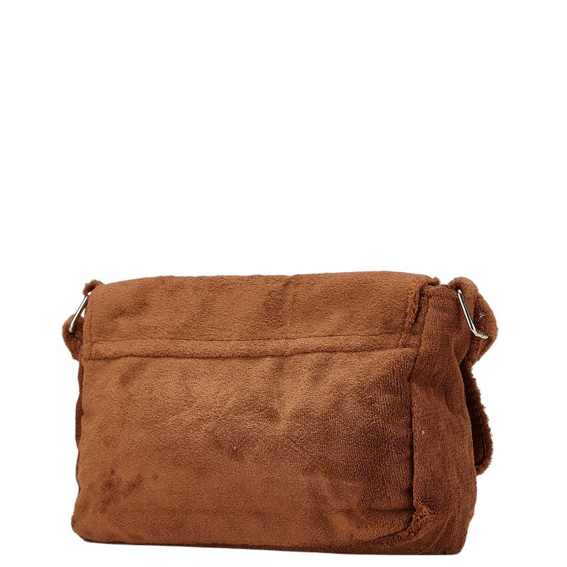 Chanel Coco no mark Shoulder Bag Brown