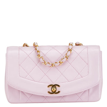 Chanel Matelasse Diana Single Flap Pink Bag