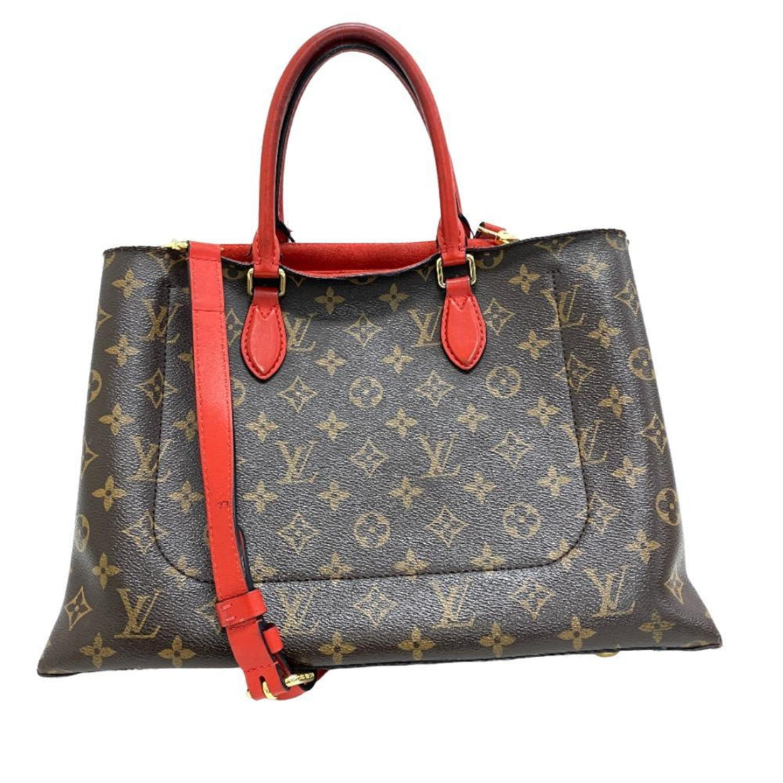 Louis Vuitton Flower Tote  Canvas Handbag