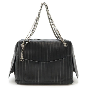 Chanel Leather Tote Bag Black