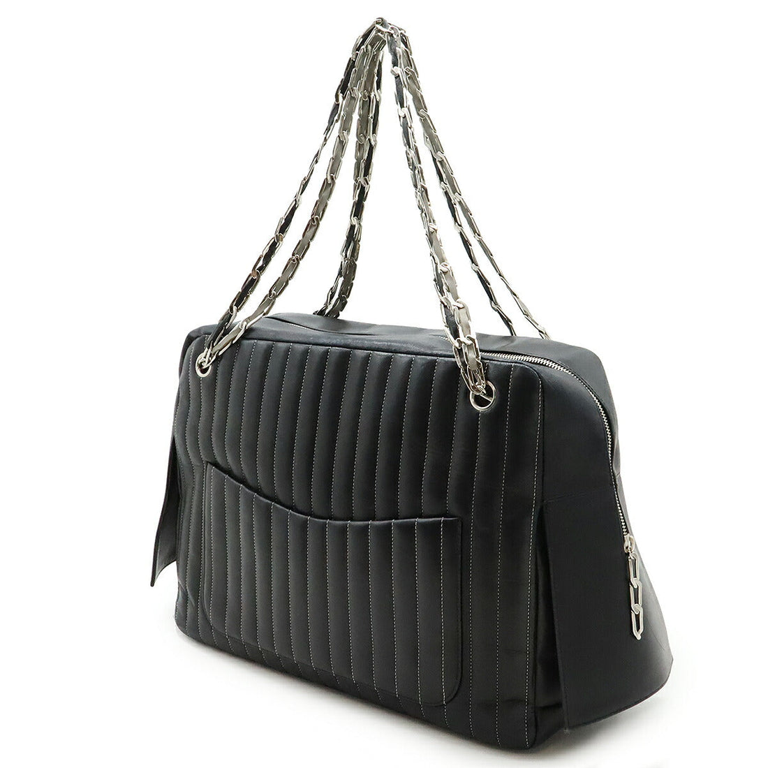 Chanel Leather Tote Bag Black