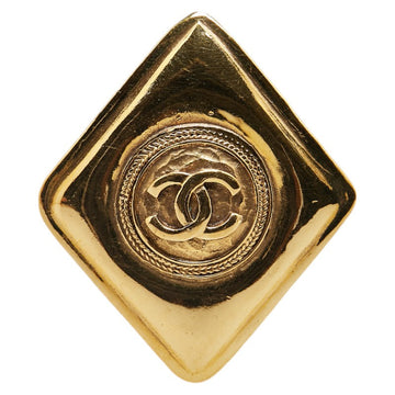 Chanel Coco Mark Gold Plated Brooch
