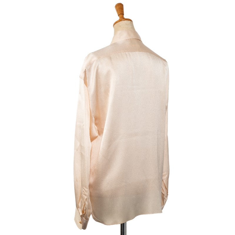 Top Quality Chanel Silk Embroidered Long Sleeve Blo