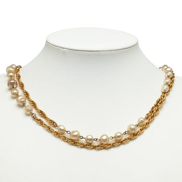 Top Quality Chanel  Faux Pearl Long Chain Necklace