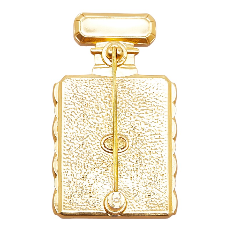Chanel Gold Silver Plated Brooch