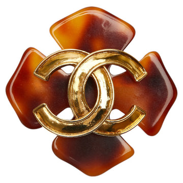 Top Quality Chanel  Coco Mark Brooch Gold Plated