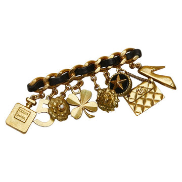 Chanel  Matelasse Coco Mark Charm Brooch
