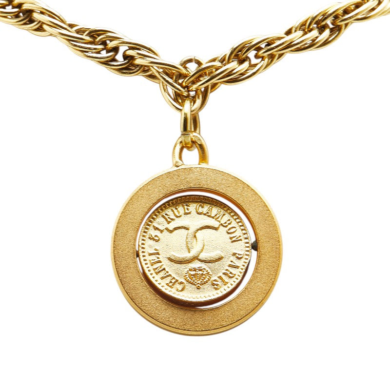 Chanel  Coco no mark Chain Necklace Gold